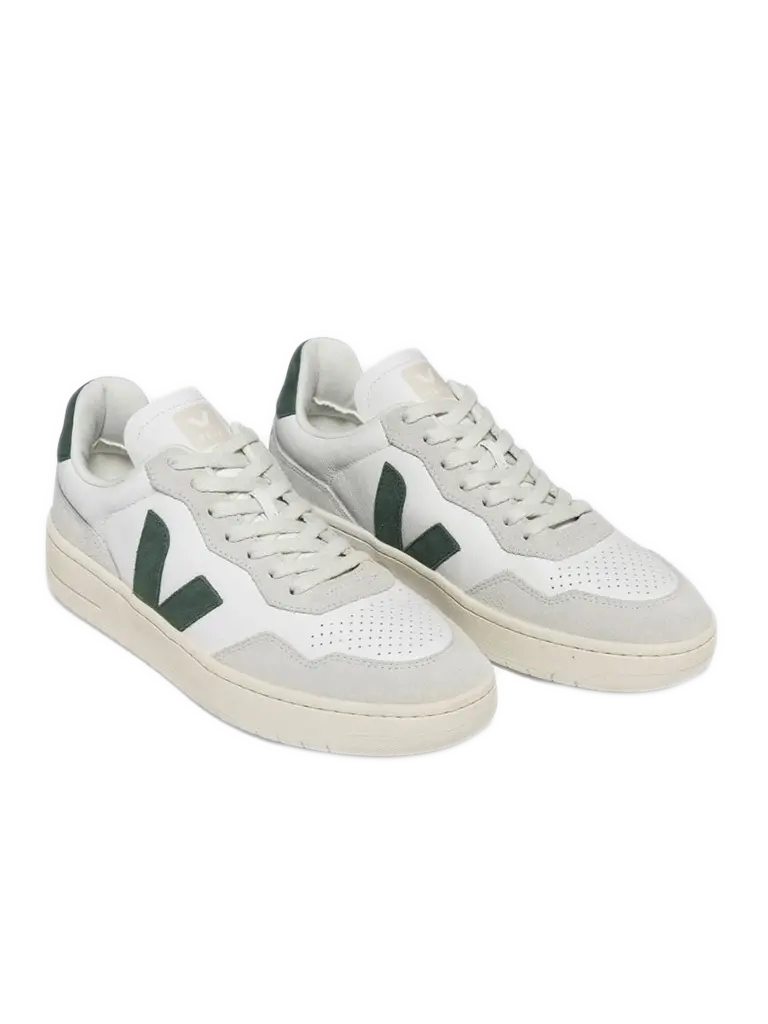 V-90 Leather- White/Cypress - Eames NW