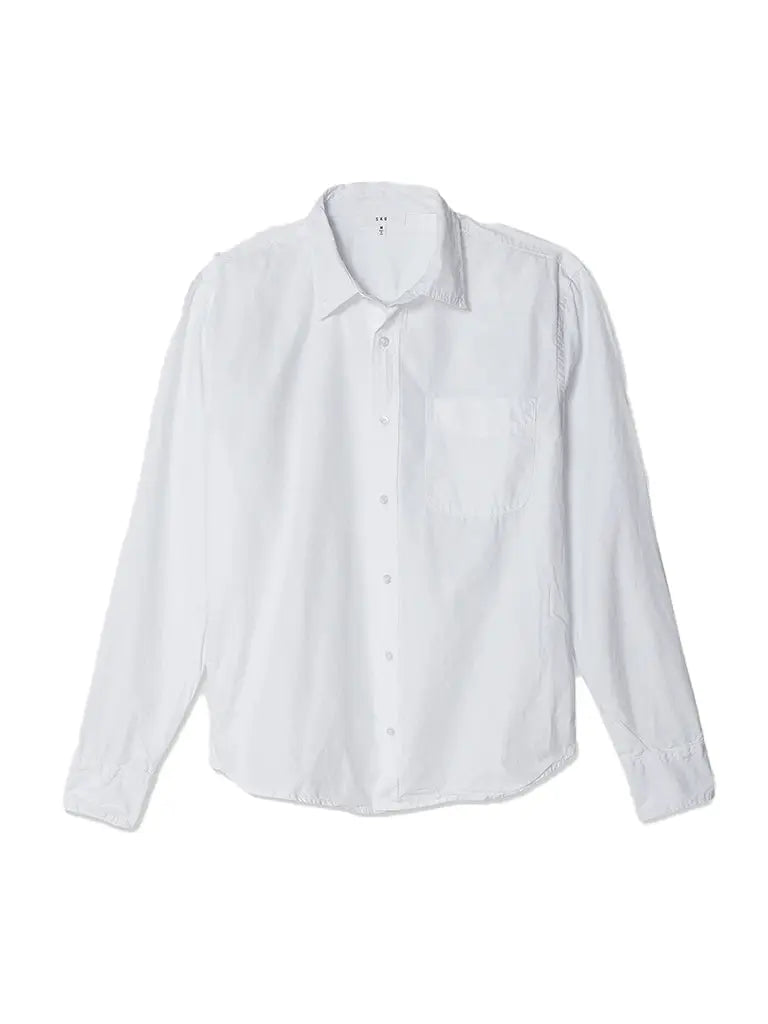 Poplin Standard Shirt- White - Eames NW