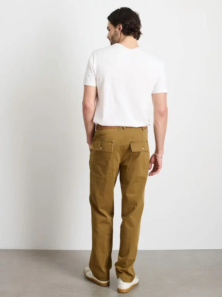 Field Pant Herringbone- Dark Khaki Alex Mill