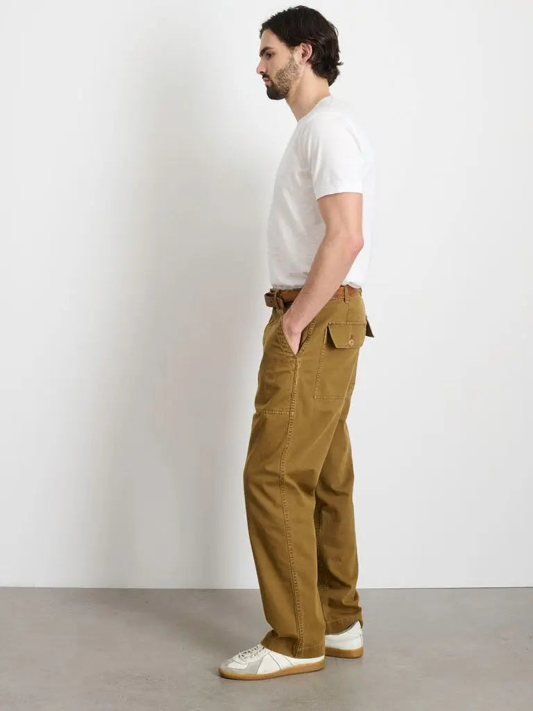 Field Pant Herringbone- Dark Khaki Alex Mill