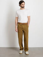 Field Pant Herringbone- Dark Khaki Alex Mill