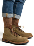 Wool Silk Boot Sock- Oatmeal American Trench