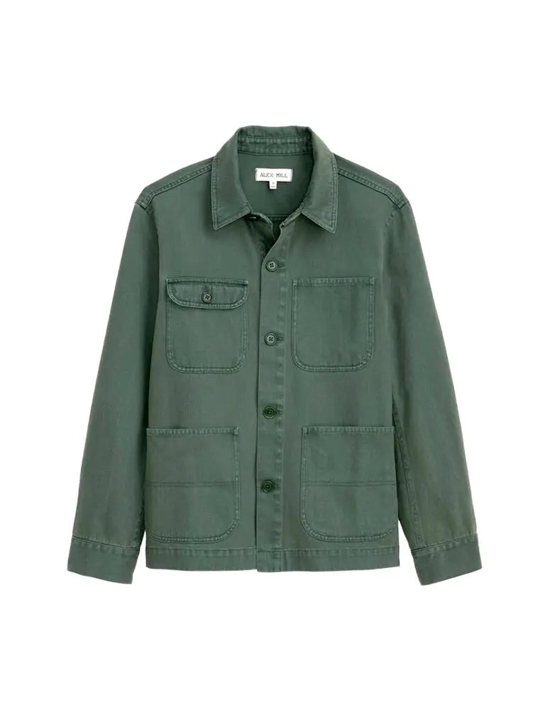 Alex Mill | Garment Dyed Work Jacket- Faded Cyprus – Eames NW