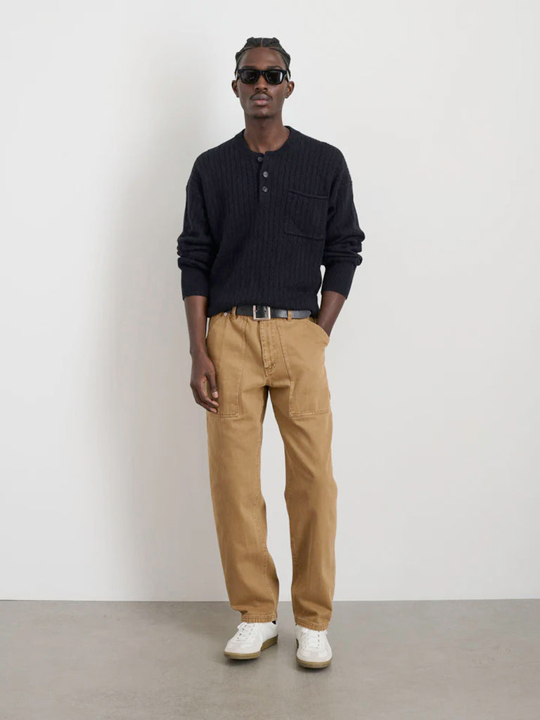 Painter Pant in Recycled Denim- Mountain Clay Alex Mill Pants