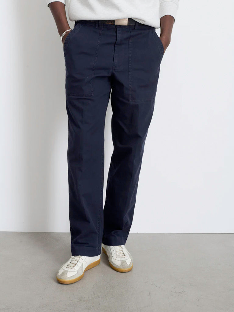 Feild Pant Herringbone- Navy Alex Mill Pants