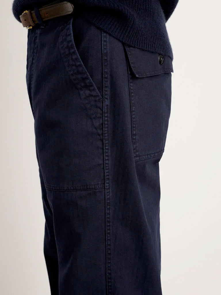 Feild Pant Herringbone- Navy Alex Mill Pants