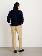 Mill Double Pleated Pant In Vintage Twill- Vintage Khaki Alex Mill Pants
