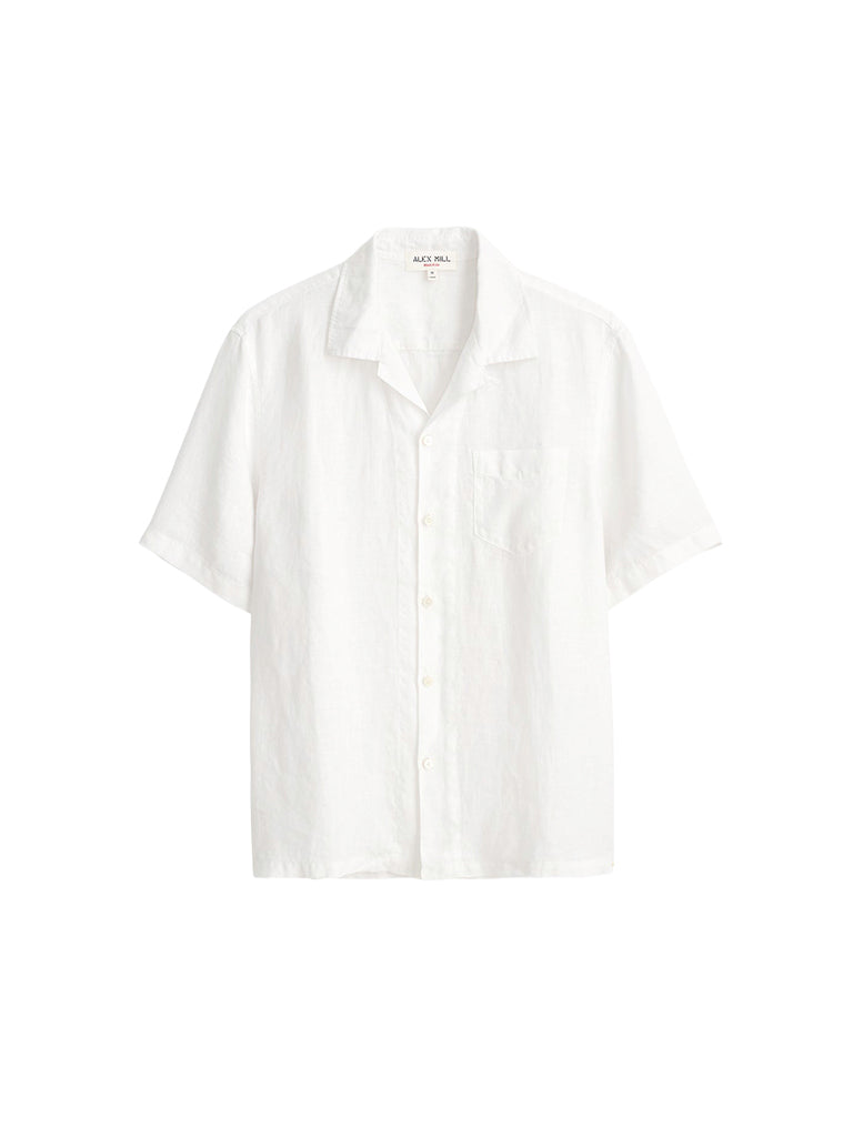 Camp Shirt- White Linen Alex Mill Shirts