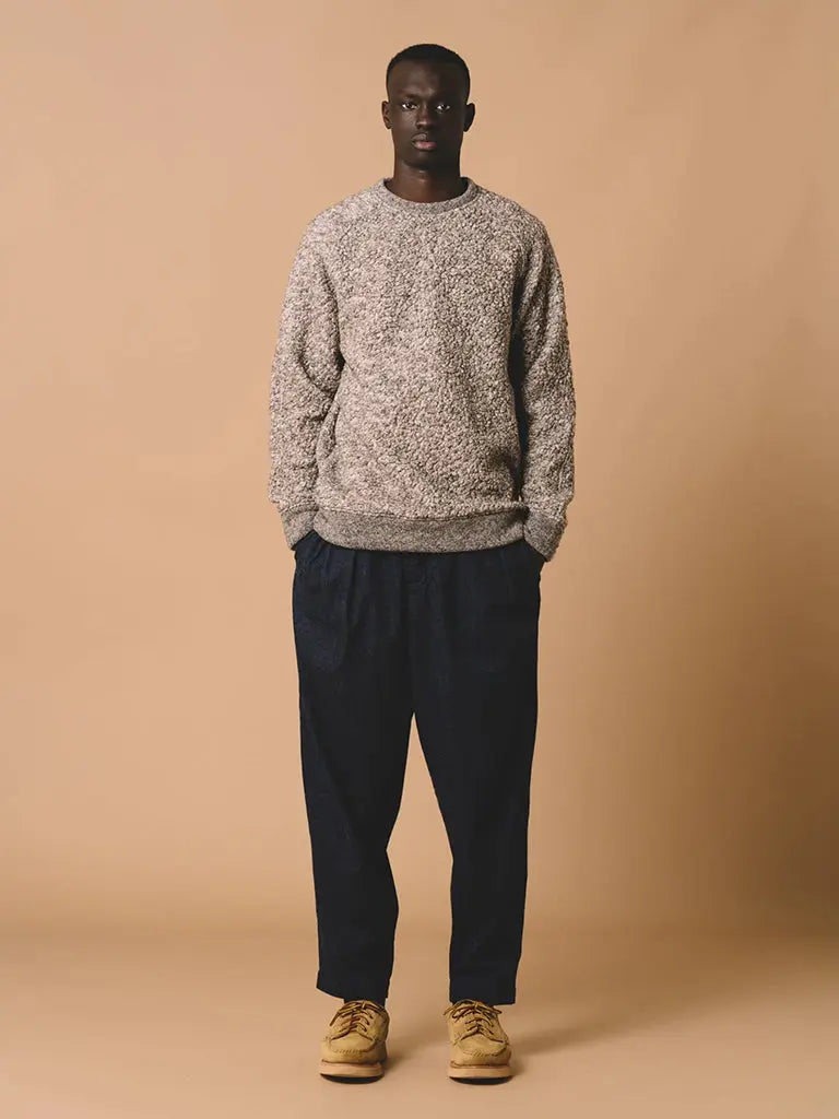 Durness Sweatshirt- Undyed Marl Fleece - Eames NW