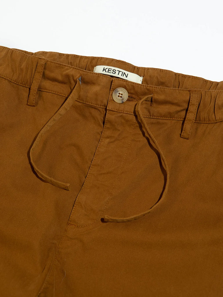 Iverness Trouser- Tobacco Cotton Twill