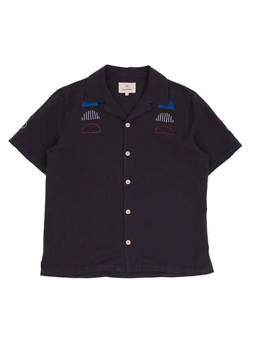 SS Soft Collar Shirt- Black Moon