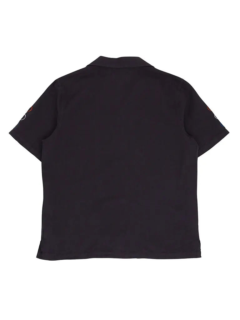 SS Soft Collar Shirt- Black Moon Folk