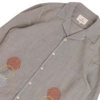 LS Soft Collar Shirt- Olive Sun Folk