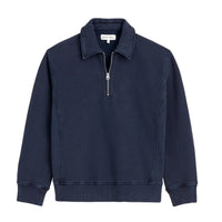 Som Half Zip Sweatshirt in Fleece- Navy - Eames NW