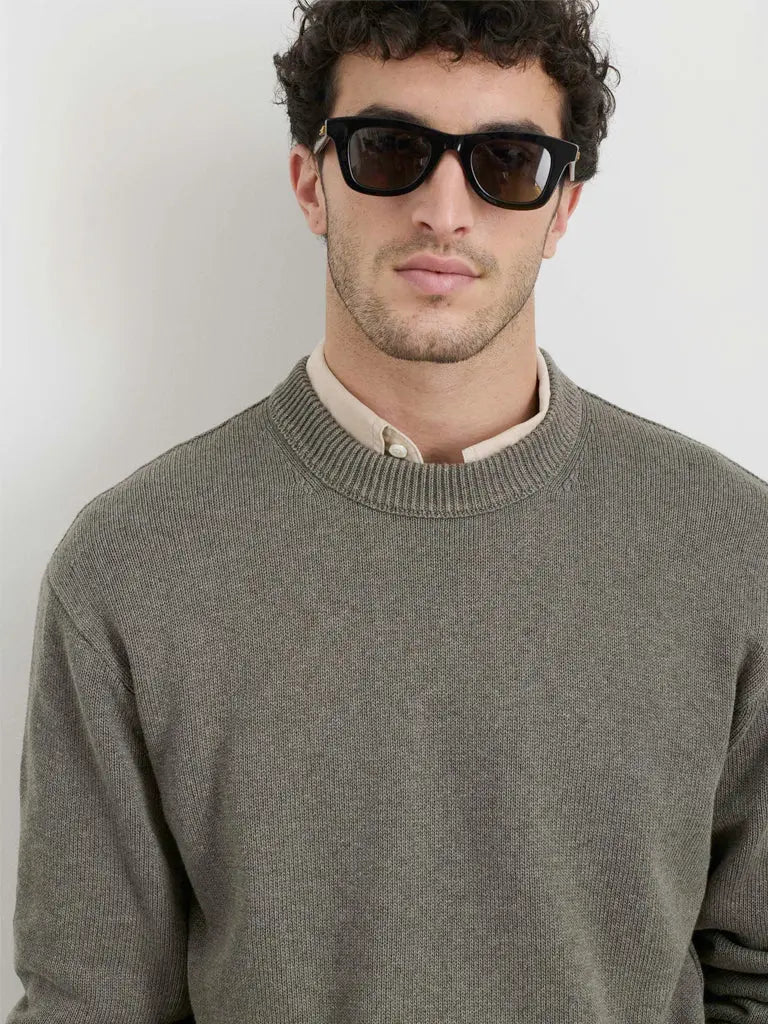 Gabriel Crewneck Sweater- Cotton Linen Alex Mill