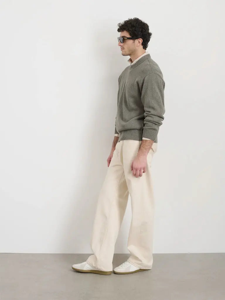 Gabriel Crewneck Sweater- Cotton Linen Alex Mill