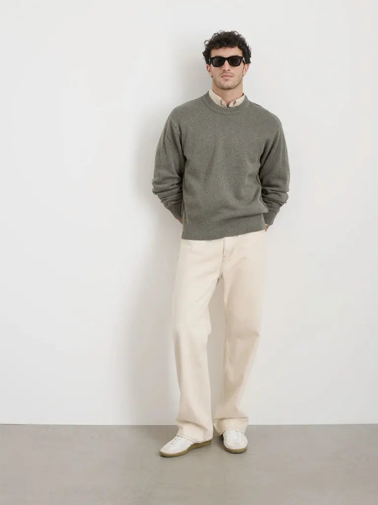 Gabriel Crewneck Sweater- Cotton Linen Alex Mill