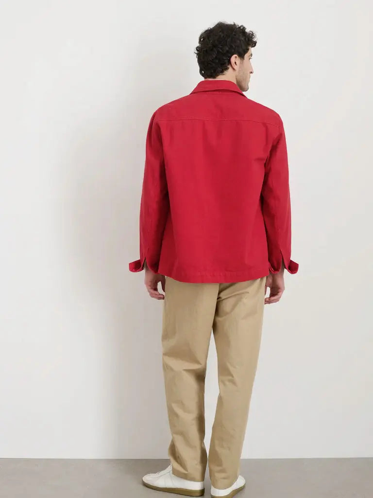 Garment Dyed Work Jacket- Red Pepper Alex Mill