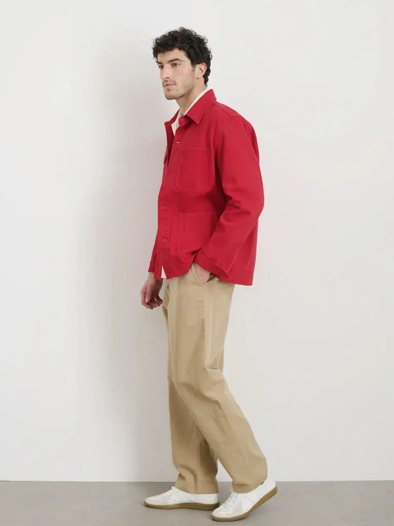 Garment Dyed Work Jacket- Red Pepper Alex Mill