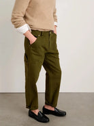 Painter Pant in Recycled Denim- Military Olive - Eames NW