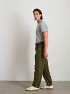 Painter Pant in Recycled Denim- Military Olive - Eames NW