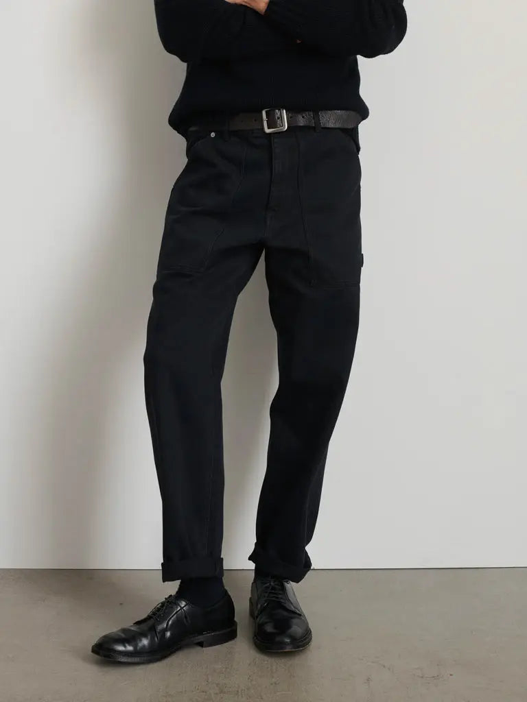 Painter Pant in Recycled Denim- Washed Black - Alex Mill Painter Pant in Recycled Denim- Washed Black - Alex Mill