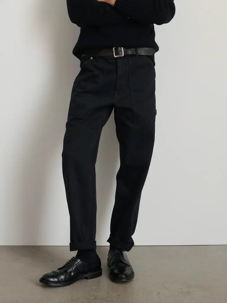 Painter Pant in Recycled Denim- Washed Black - Eames NW