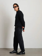 Painter Pant in Recycled Denim- Washed Black - Eames NW