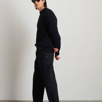 Painter Pant in Recycled Denim- Washed Black