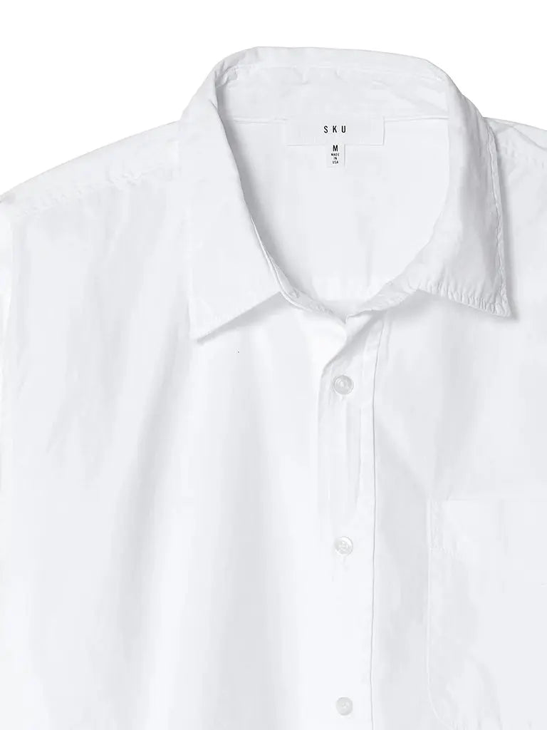 Poplin Standard Shirt- White - Eames NW