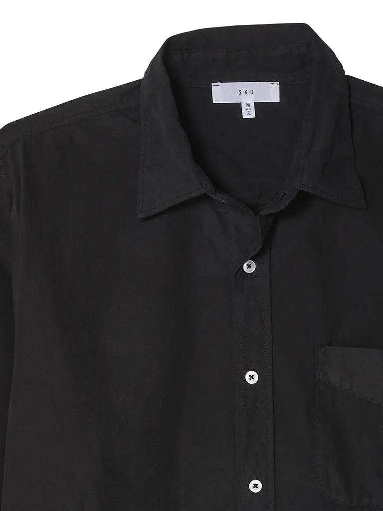 Poplin Standard Shirt- Black - Eames NW