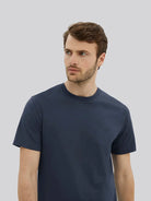 Crew Neck T Shirt- Slate Blue - Eames NW