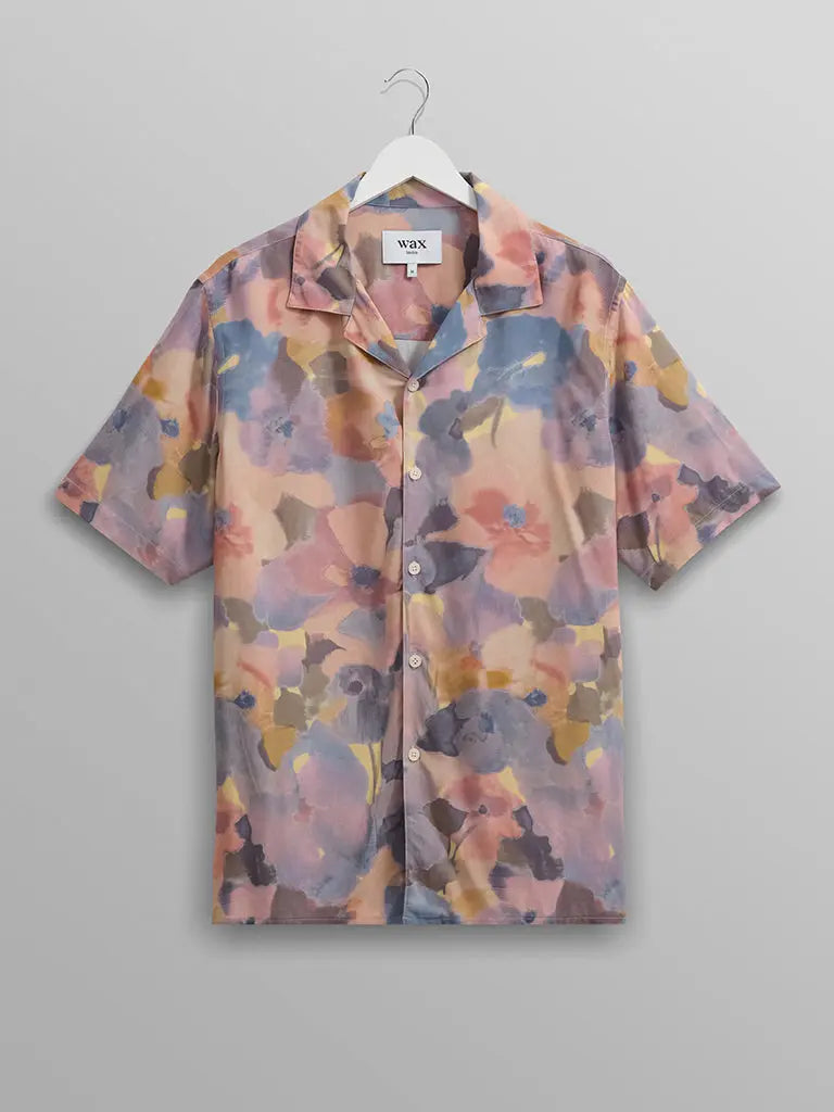 Didcot Shirt- Botanic Blue/Pink - Eames NW