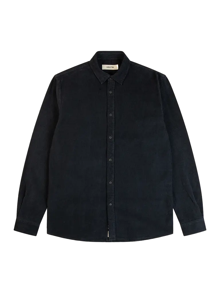 Dirleton Shirt- Navy Corduroy Kestin