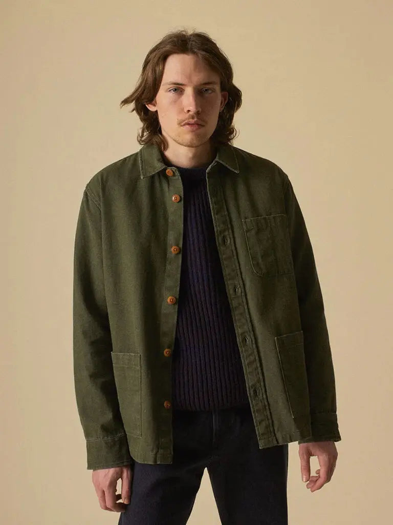 Duck Dye Overshirt- Army - Eames NW