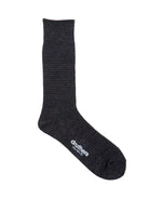 Marino Waffle Sock-Charcoal Druthers