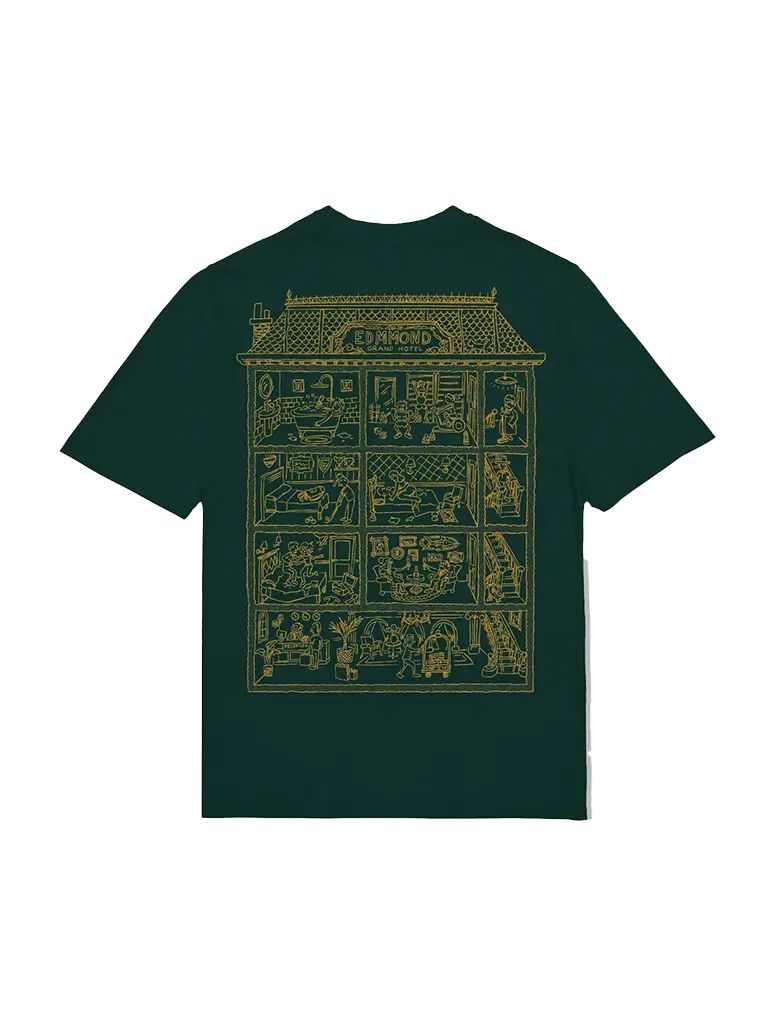Gran Motel Tee- Dark Green Edmmond Studios