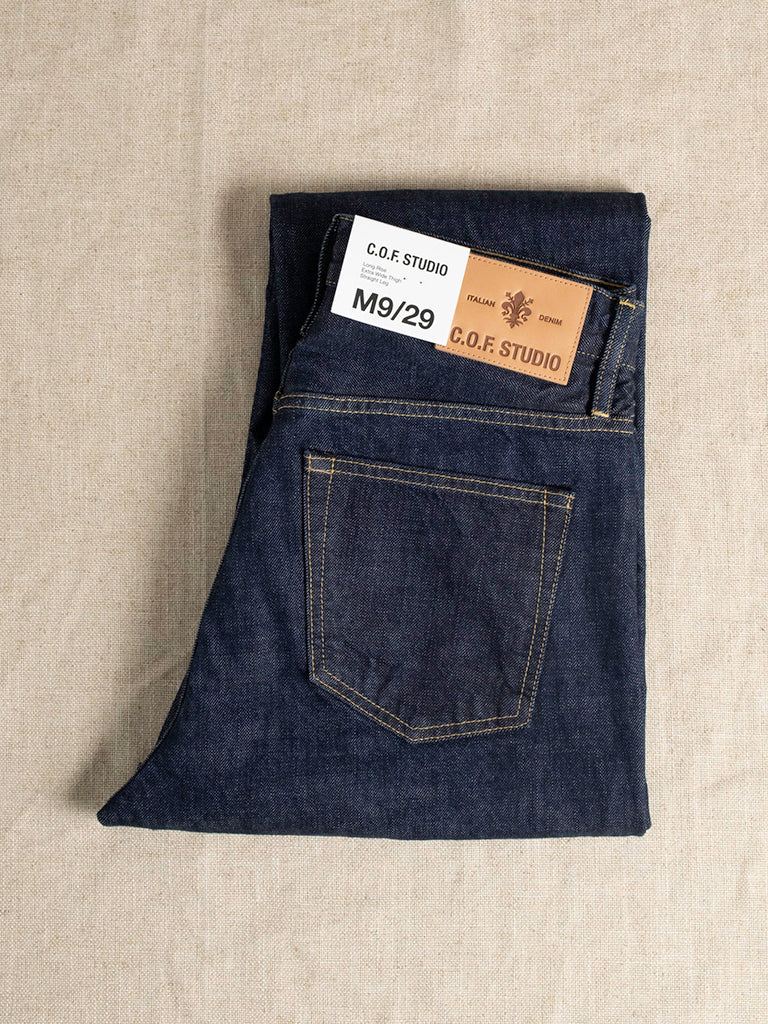M9 14oz Regenerative Selvedge- Rinsed C.O.F. Studio Denim