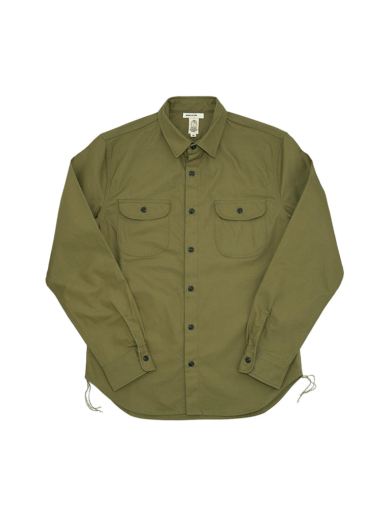 The Brace- Water Repelant Military Green Hiroshi Kato Shirts