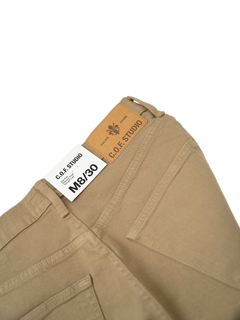 M8 Comfort Organic- Ecru Beige C.O.F. Studio Denim