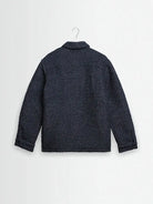 Mount Reversible Overshirt- Grey Bobble Wool Wax London Jackets