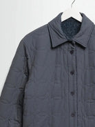 Mount Reversible Overshirt- Grey Bobble Wool Wax London Jackets