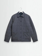 Mount Reversible Overshirt- Grey Bobble Wool Wax London Jackets