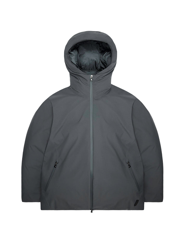 Sarna Puffer Jacket- Dark Grey Rains Jackets