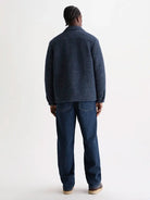 Mount Reversible Overshirt- Grey Bobble Wool Wax London Jackets