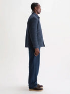 Mount Reversible Overshirt- Grey Bobble Wool Wax London Jackets