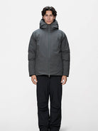 Sarna Puffer Jacket- Dark Grey Rains Jackets