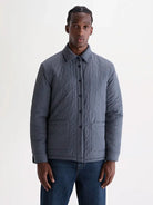 Mount Reversible Overshirt- Grey Bobble Wool Wax London Jackets