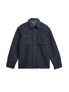 Mount Reversible Overshirt- Grey Bobble Wool Wax London Jackets