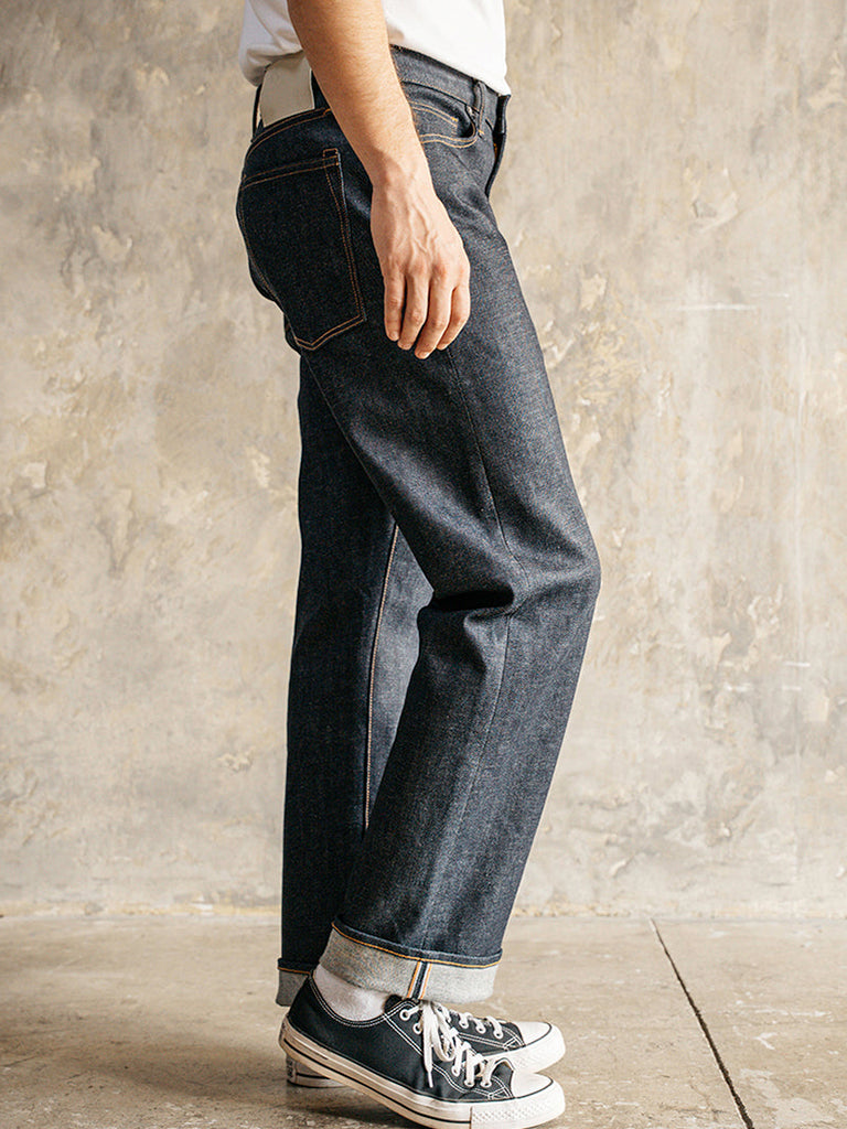 Pail Loose Straight- Indigo Raw 14 oz Hiroshi Kato Denim